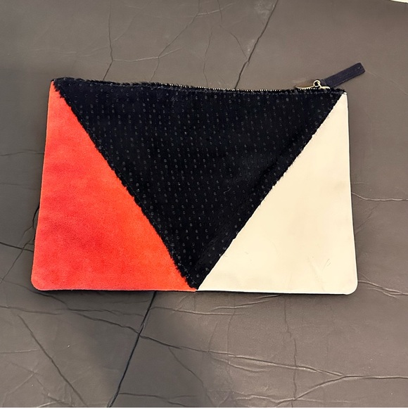 Clare V. Women's Patchwork V Flat Clutch Bag - Patchwork Neuf - Picture 6 of 10